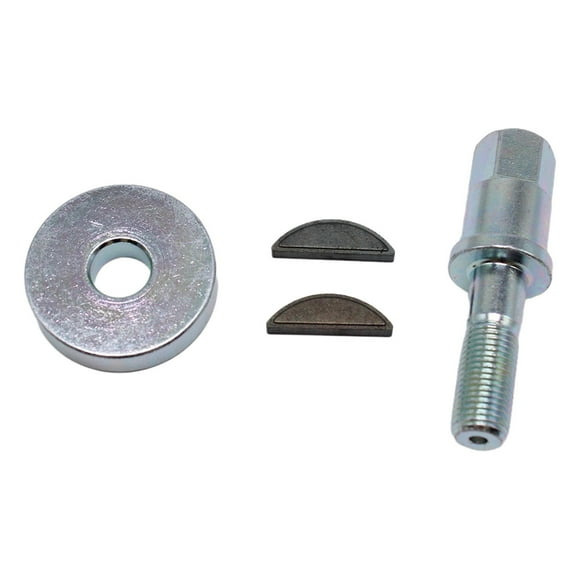 DYNWAVECA Crank Pulley Bolt Set Woodruff Key Metal Accessories Professional High Reliability Easy Installation Spare Parts Engine Parts