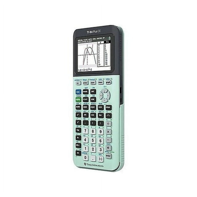 Pre-Owned Texas Instruments TI-84 Plus CE Graphing Calculator, Mint, 3-Pack, Rechargeable, High School and College