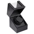 thumbnail image 1 of Single Watch Winder for Automatic Watches with Durable PU Leather, Watch Winder with Mabuchi Motor, Flexible Pillow, 3 Mode Settings, Include USB+DC Cable Charge Fit Lady and Man Watches, 1 of 7