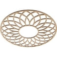 thumbnail image 2 of Ekena Millwork 24"OD x 8 1/4"ID x 3/8"T Cannes Wood Fretwork Pierced Ceiling Medallion, Alder, 2 of 3