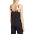 thumbnail image 2 of Women's Halogen Velour Lace Camisole, Size Medium - Black, 2 of 7