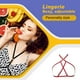 thumbnail image 3 of Lencería Erógena Material Premium Impresionante Aire Romántico Firfarrisnidad Misterioso Diseño único Moda Mujeres Arnés Sujetador Rojo Guardurnaity XX000636-03, 3 of 6