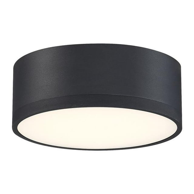 Access Lighting 50004LEDD-BL-ACR 7 in. Beat LED Flush Mount Ceiling Light, Black