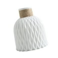 thumbnail image 5 of deevoka Flower Vase Birthday Gift Decorative Vase for Living Room Dinner Table Party White, 5 of 9