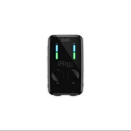 IK Multimedia iRig Pro Duo Mobile Audio/MIDI Interface for iOS, Android and (Best Audio Interface For Mac)