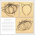 thumbnail image 4 of 18 piezas de plástico Gato orejas diadema adorable aros para el cabello suministros para la fiesta del tocado, 4 of 6