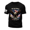 thumbnail image 5 of Patriotic Mens Shirts 250 Years American Flag USA United States of America US 4th of July T-Shirt (Black,S), 5 of 6