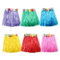 thumbnail image 2 of Kids Boys Girls Hawaiian Hula Grass Beach Elastic Skirt Flower Party Hot Dress, 2 of 8