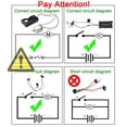 thumbnail image 3 of LOVEVER DC Motors Kit  Mini Electric Hobby Motor 3V -12V 25000 RPM Strong Magnetic with Shaft Propeller Battery Holder, 3 of 8