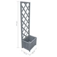 thumbnail image 4 of vidaXL Trellis Planter 40x30x135 cm Solid Firwood, 4 of 4