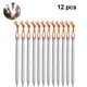 thumbnail image 1 of Estacas para tienda de campaña, clavos de aluminio ligeros con cuerda reflectante, 12 piezas, 1 of 8