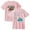 Pink, variant on Milo J La Vida Era Mas Corta Cotton T-shirt Women Men Short Sleeve Crewneck Casual Streetwear Tee