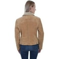 thumbnail image 2 of Scully Women's Faux Shearling Suede Leather Jacket, Old Rust, X-Small, 2 of 2
