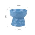 thumbnail image 2 of Cuencos de cerámica hechos a mano para perros y gatos, cuencos inclinados para comida o agua, alimentación cómoda y segura MFZFUKR CPB-DE-SSW2295-3, 2 of 5
