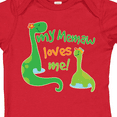 thumbnail image 4 of Inktastic My Memaw Loves Me Grandson Dinosaur Boys Baby Bodysuit, 4 of 5