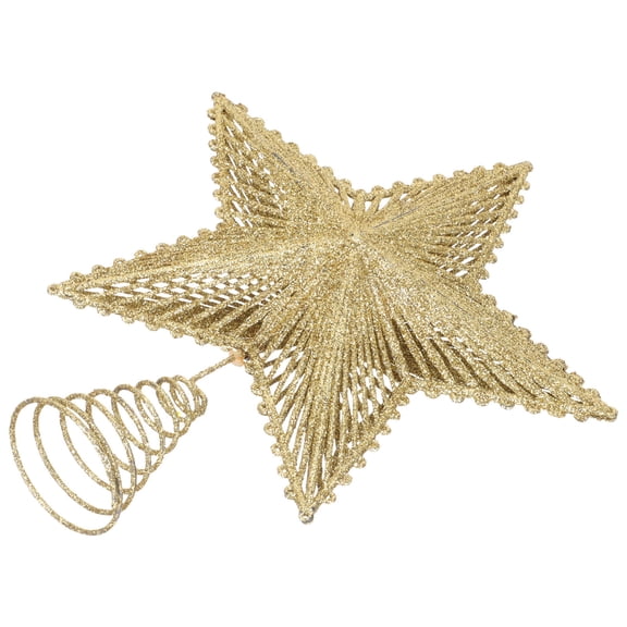 FOMIYES Christmas Tree Topper Star Ornament with Metal Wire for Elegant Holiday Tree Decoration and Festive Home Decor