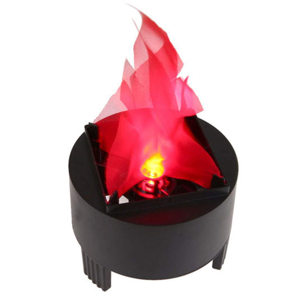 3D Artificial LED Fire Lamp Fake Flameless Fire Campfire Centerpiece Torch Light 