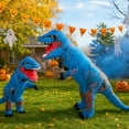 thumbnail image 5 of Inflatable Dinosaur Costume for Adult , Fancy Dinosaur Suit Blow up Full Body Dino Costume for Halloween Cosplay Party, 5 of 8