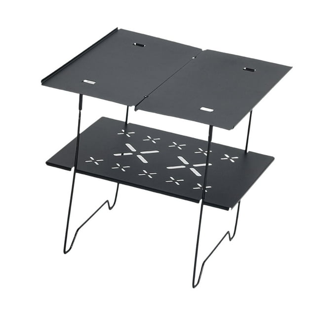Decodeary Table de Cuisine Extérieure Polyvalente Compacte Petite Table Pliante Bureau Extérieur Détente et Plaisir Petite Table Pliante Plage