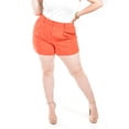 thumbnail image 1 of Short de vestir con pinzas Roman Fashion/ Tallas Extras, 31404 (Naranja) naranja 36, 1 of 6