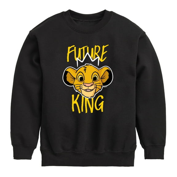 The Lion King - Future King - Simba - Toddler & Youth Crewneck Fleece Sweatshirt