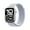 Silver Aluminum Case with Blue Cloud Sport Loop, variant on Apple Watch Series 10 GPS + Cellular 42mm Silver Aluminum Case with Blue Cloud Sport Loop