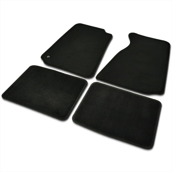 Spec-D Tuning Black Carpet Floor Mats 4PC Compatible with 1994-2004 Ford Mustang V6 V8 GT