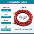 thumbnail image 2 of Uxcell XT60 Extension Cable, 12AWG 20 ft Male to Female Tinned Copper XT60 Connector Power Cable for RC Batteries, Portable Power Station, Solar System, 2 of 6