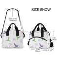 thumbnail image 2 of FORMRS Reusable Lunch Bag for Work School Leakproof Insulated Cooler with Adjustable Shoulder Strap, Purple Birds, 2 of 6