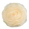 thumbnail image 6 of Fennco Styles Home DÃ©cor Rose Chiffon Everyday Filled Flower Decorative Throw Pillow, 16-Inch Round, 3 Colors, 6 of 7