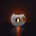 thumbnail image 2 of Vela LED parpadeante sin llama de Jack Skellington de Disney The Nightmare Before Christmas con temporizador automático | Coleccionable con licencia oficial, blanca, 2 of 9