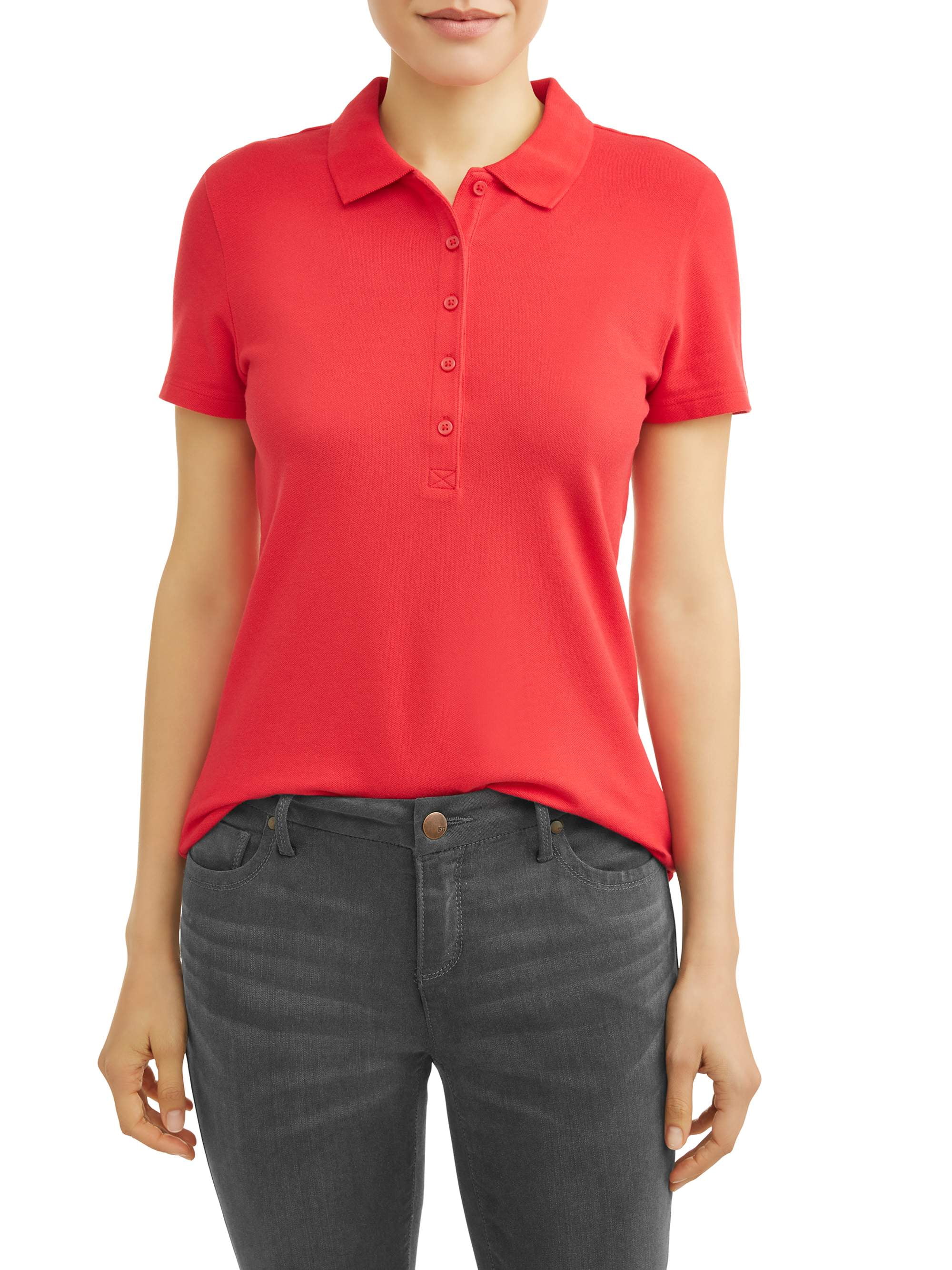 Short Sleeve Polo Shirt - Walmart.com 
