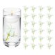 thumbnail image 1 of Uxcell 24 Pcs Flores Flotantes para Centros de Mesa, Cabezas de Flores Falsas de Lirio Verde para Velas Flotantes, Relleno de Jarrones, Manualidades DIY, Decoración de Mesa para Fiestas y Bodas, 1 of 7