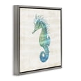 thumbnail image 2 of Stupell Industries Cottage Ombre Seahorse Expression Gray Floating Frame Canvas Art, 18 x 18, by Susan Arnot, 2 of 7