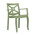 thumbnail image 5 of Rainbow RBO-ZEUSBOX-GRE-AC-SET2 20.47 x 22.24 x 33.07 in. Zeus Stackable Armchairs, Green - Set of 2, 5 of 6