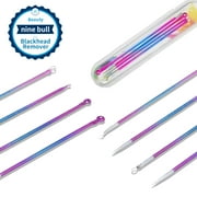 4 PCS Blackhead Remover Tool Kit, Tweezers Set for Face Defects, Blackhead Extractor tool for Face