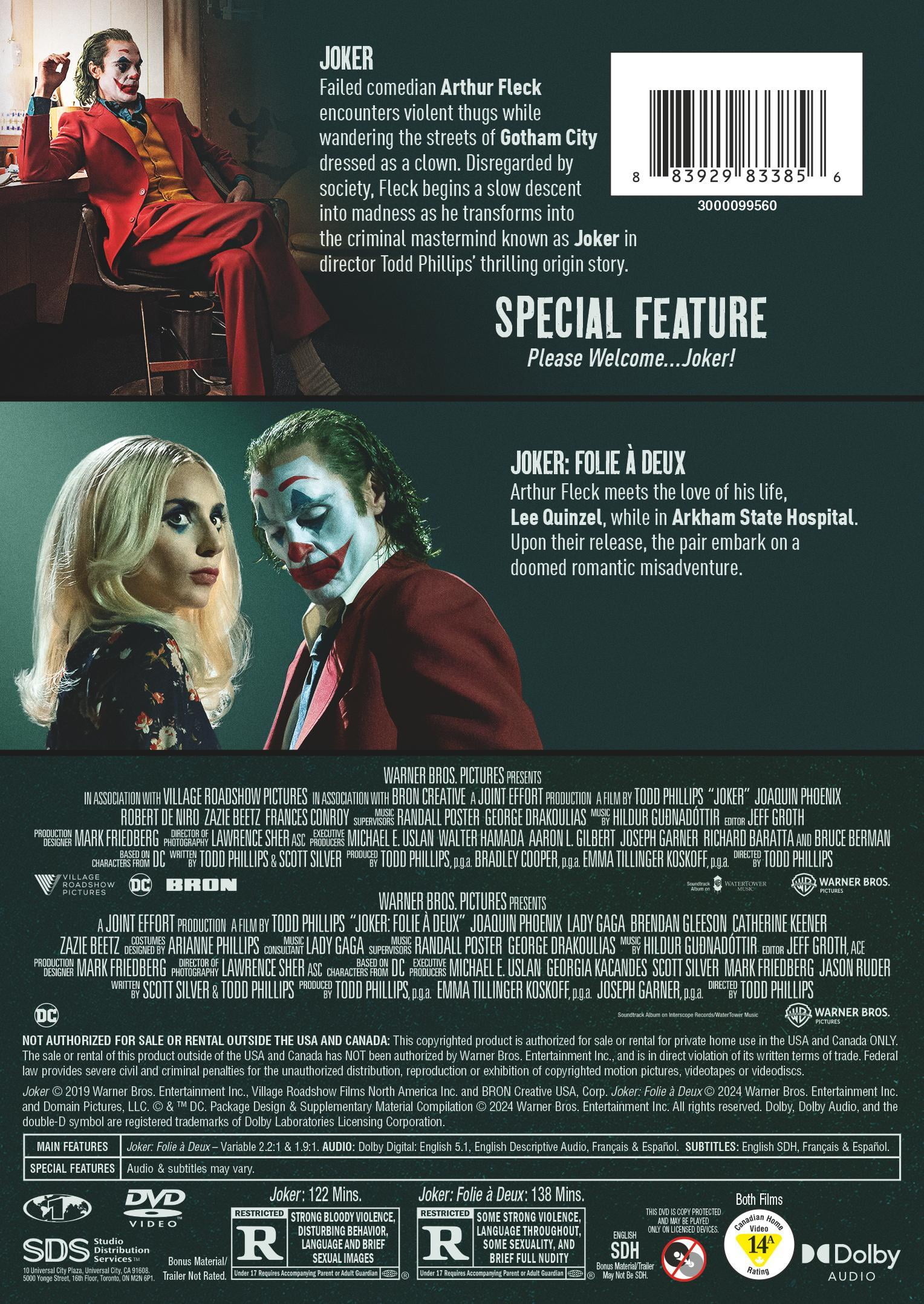 CREEK JOKER 2本セット Joker: 2 Film Collection (DVD) Drama, Thriller, Crime, Musical
