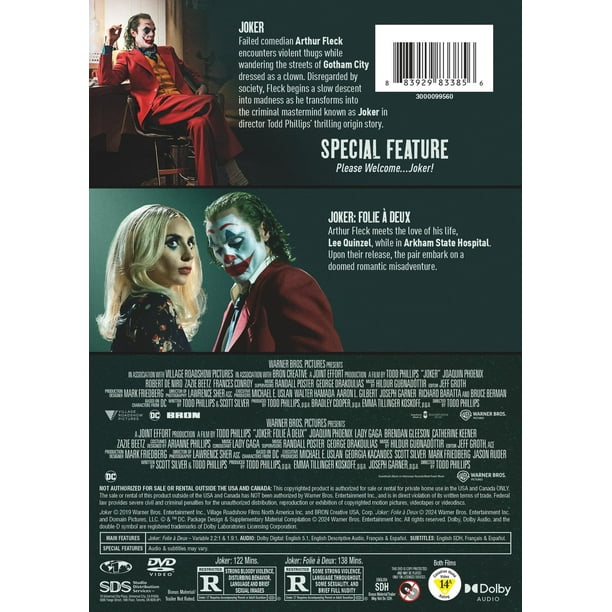 Joker: 2 Film Collection (DVD) - Walmart Business Supplies