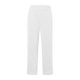 thumbnail image 3 of Sweatpants for Women 2025 Fall Winter Elastic High Waist Wide Leg Yoga Workout Sweat Pants with Pockets Trousers, 3 of 6