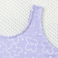 thumbnail image 6 of TOWED22 Toddler Baby Girls Swimsuit One Piece Floral Bathing Suit Cute Ruffle Backless Swimwear Kids Beach Wear 1-5T Purple,11-12 Y, 6 of 6