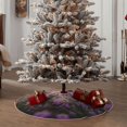 thumbnail image 4 of Xecao Dog in Lavender Flowers Pattern Christmas Tree Skirt Holiday Part Decorations for Christmas Tree, Farmhouse Christmas Decor Xmas Holiday Home Party Decorations-36", 4 of 6