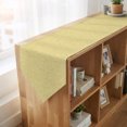 thumbnail image 4 of Lemon Yellow Table Runner Linen Burlap Table Runner 70 Inches Long Rustic Farmhouse Solid Color Dresser Scarves for Kitchen Island Coffee Dining Room Party Wedding Banquet Holiday Decoration 13"x70", 4 of 8
