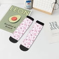 thumbnail image 7 of Pofeuu Rose Flowers Print 30cm Socks, Adult Running Hiking Socks for Youth and Adult, 7 of 7
