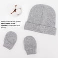 thumbnail image 4 of Set de gorros y manoplas para bebés BQUBO, gorros de algodón, 4 of 8