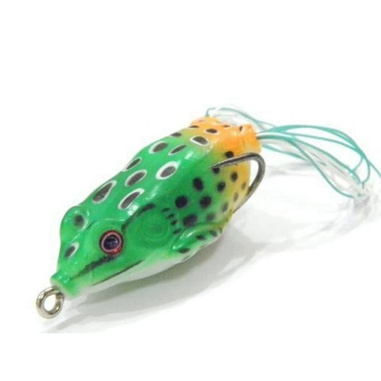 Floleo Fishing Lures Clearance 5 Hollow Body Topwater Frogs Fishing Lures Baits with, Size: 5.5 cm