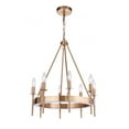 thumbnail image 5 of 54328-SB Craftmade Lighting Larrson - 8 Light Chandelier-Satin Brass Finish    -Traditional Installation, 5 of 9