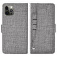 thumbnail image 5 of Wallet Case for iPhone 12 Pro Max6.7 inch, Blocking Card Slot Stand Shockproof TPU Interior Case PU Leather Magnetic Protect Flip Cover Compatible with iPhone 12 Pro Max6.7 inch, Gray, 5 of 5
