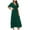 Green, variant on TopLLC Womens Summer Dresses 2023 Boho Dress Short Sleeve V Neck Swiss Dot Ruffle Tiered Maxi Dress Smocked Cocktail Dresses
