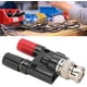 thumbnail image 1 of Bnc macho a poste de unión, columna de conexión doble de latón Abs para prueba de electricidad (negro + rojo) (1 Uds.), 1 of 2