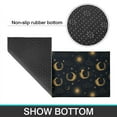 thumbnail image 6 of Dark Blue Sun Moon Wreath Pattern Kitchen Rugs Sets Of 2,Anti Fatigue Kitchen Mat Rugs Non Slip Washable,Decorative Kitchen Floor Mats for Kitchen,Sink,Laundry,17"x30"+17"x47", 6 of 7